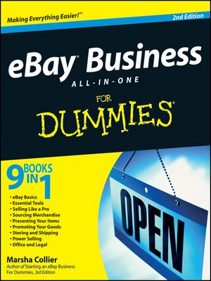 cover image of eBay Business All-in-One For Dummies&#174;